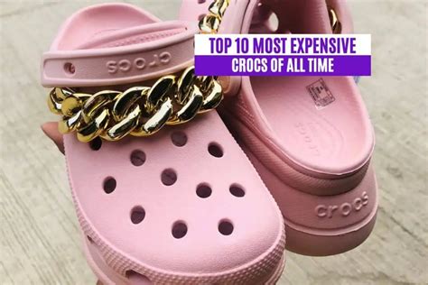 world's most expensive crocs.